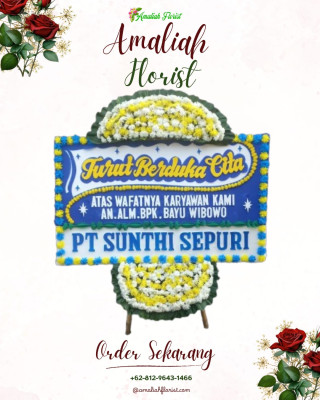 Papan Bunga Duka di Cibuntu