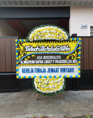 Papan Bunga Duka di Cibuntu