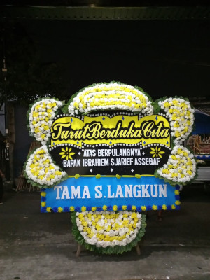Papan Bunga Duka di Cibuntu